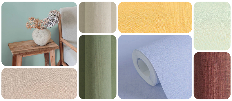 Tendance 2026 – Couleurs modernes des papiers peints.