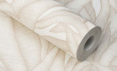 Beige and white