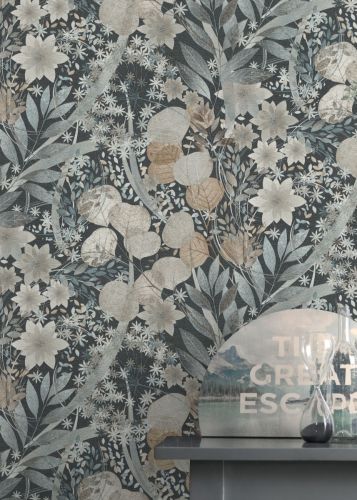 Florézia Bleu Taupe 