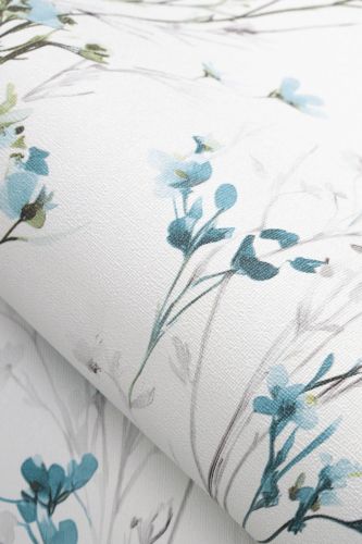 Isalina Turquoise Blanche  - hover