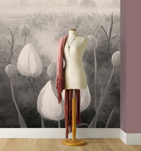 Tulipe Grise 1,50 x 2,70 m - hover