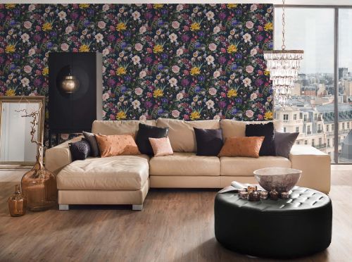 Fleur Sombre Coloré - hover