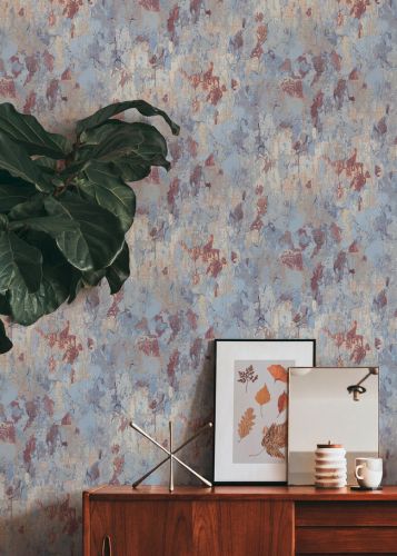 Théziane Bleu Marron 