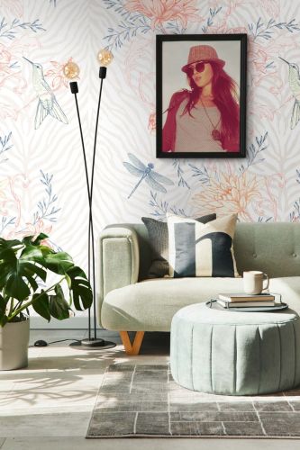 Aloisia Bleu Crème  - hover