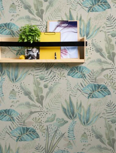 Queralt Bleu Crème  - hover