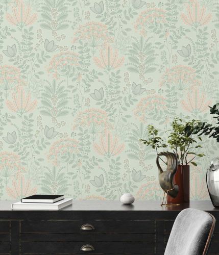 Mirabelle Vert Pastel  - hover