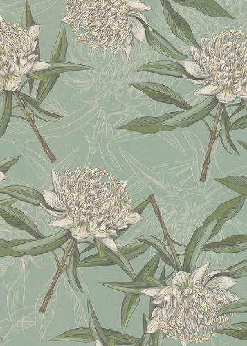 Berthe Vert Clair Blanc  - hover