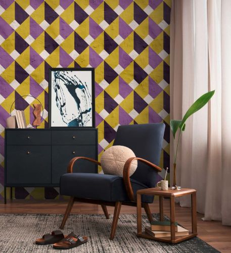 Raoul Yellow Violet  - hover