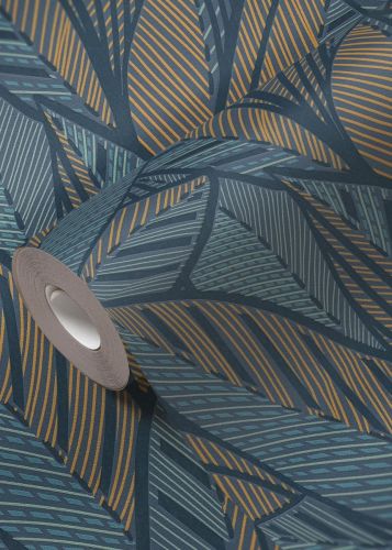 Iseult Bleu Moutarde - hover