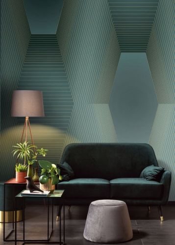 Ava Bleu Vert Émeraude