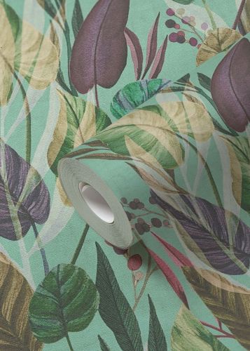 Évangelina Vert Menthe Rose  - hover