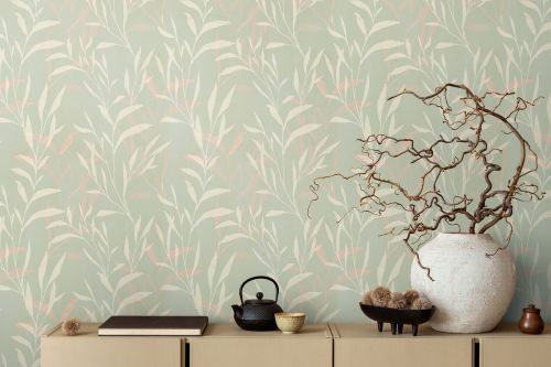 Phylis Vert Crème  - hover