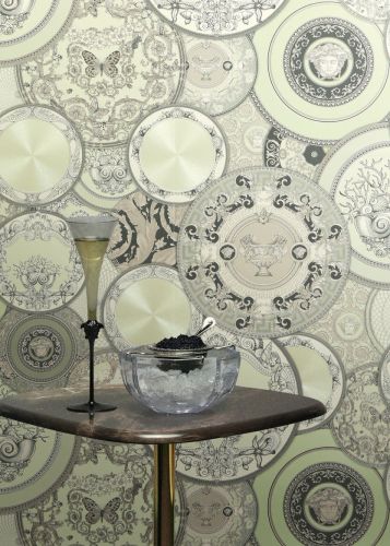 Satiné Crème Verte 