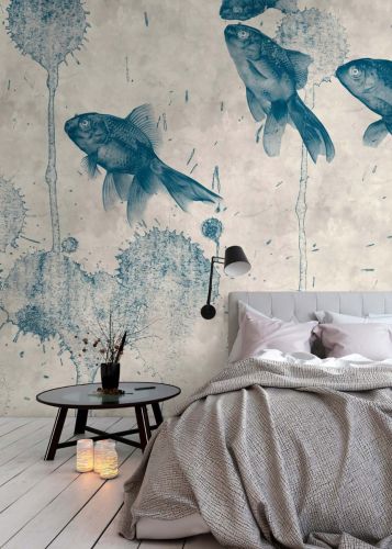 Ariane Crème Vert Bleu