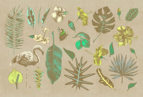 Gaétane Beige Vert  - hover