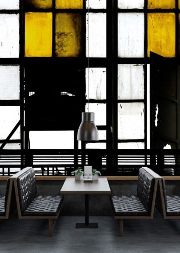 Berthilde Noir Jaune 