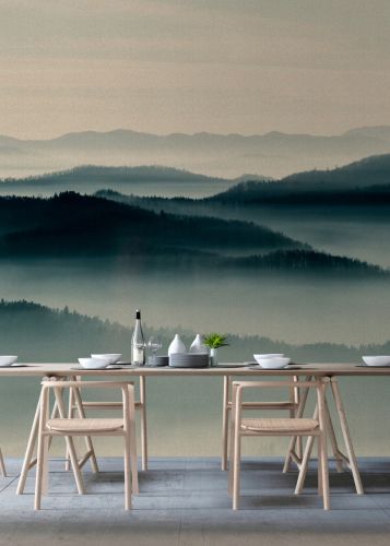 Marcellus Beige Bleu Foncé 