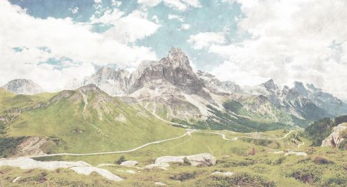 Amparo Vert Bleu  - hover