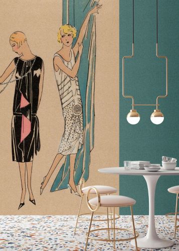Prunelle Beige Turqouise 