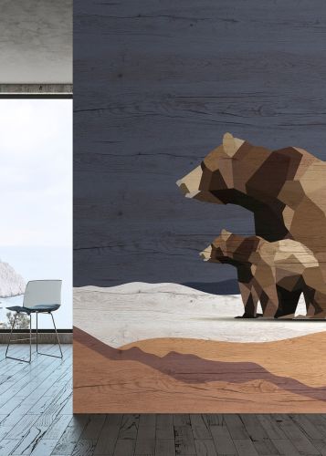 Voltaire Bleu Marron