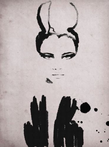 Calyline Gris Noir  - hover