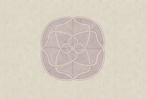 Elvée Beige Violet  - hover