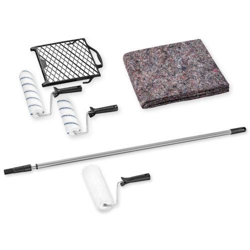 Kit de peinture avec manche téléscopique | 8 pièces