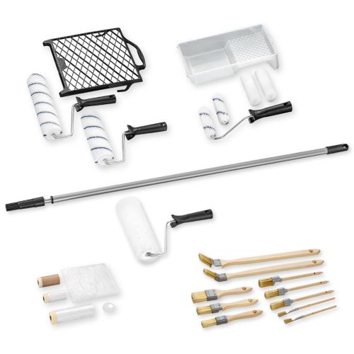 Kit de peinture avec manche téléscopique | 28 pièces