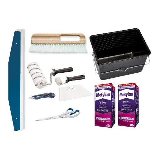 Kit papier peint avec colle | 10 pièces