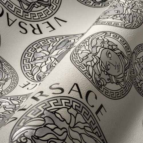 Versace — Medusa White Silver - hover