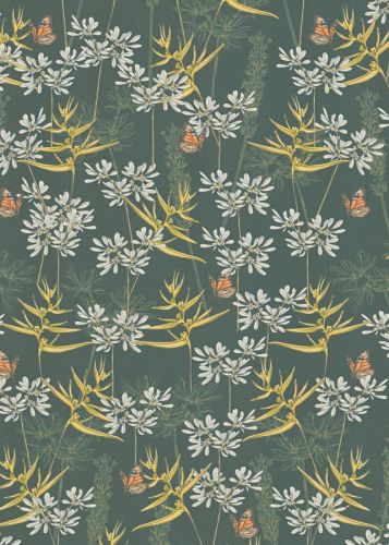 Floralie Vert Jaune  - hover
