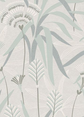 Beatrice White Mint Green