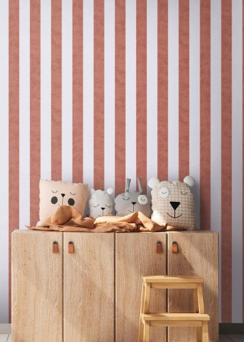 Malou Cream Red