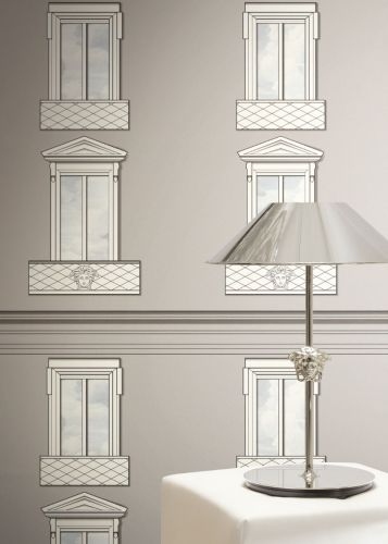 Versace — Breval Gray White