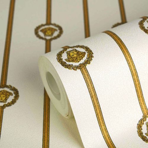 Versace — Evania Gold White - hover