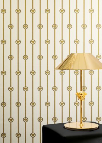 Versace — Evania Gold White