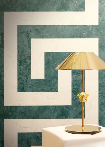 Versace — Enoe Cream Green