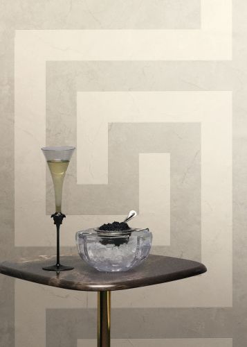 Versace — Enoe Cream Gray