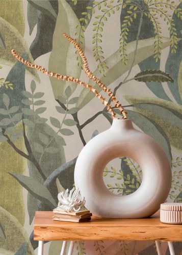 Emerina Cream Green