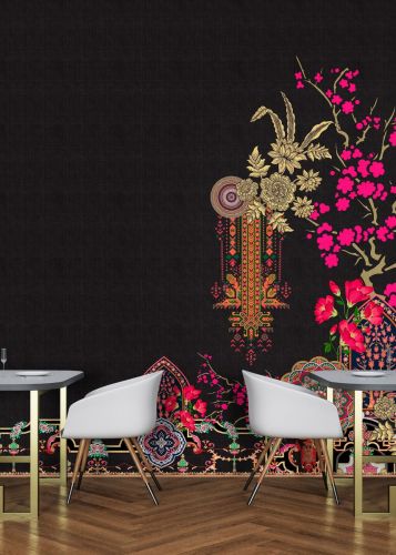 Leonine Black Red Pink