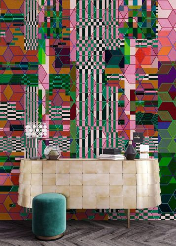 Evaelle Multicolor Red
