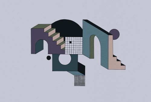 Amadou Grey Blue  - hover