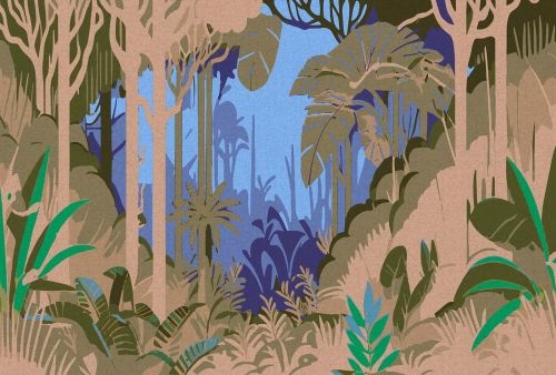 Athénaïs Bleu Beige  - hover