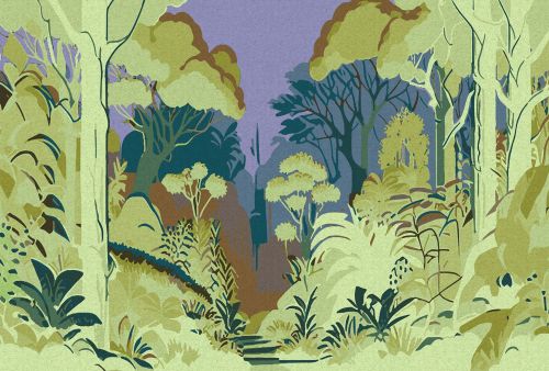 Athénaïs Vert Violet  - hover